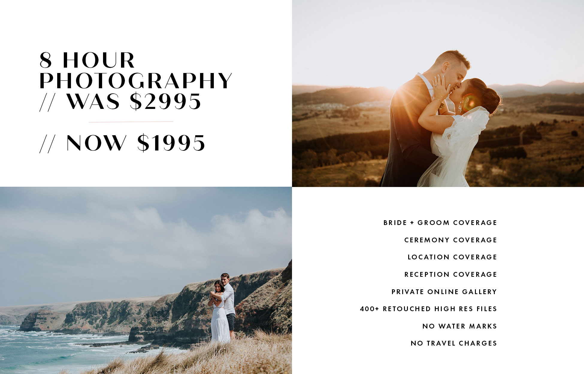 Neil Hole Photography Sunshine Coast Wedding Photography 8 hour package